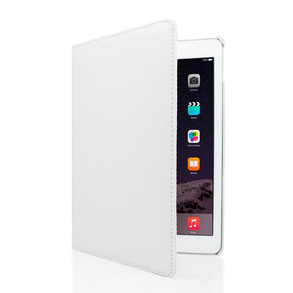 iPad Pro 12.9 (2017) 360 Hoes Wit Leer