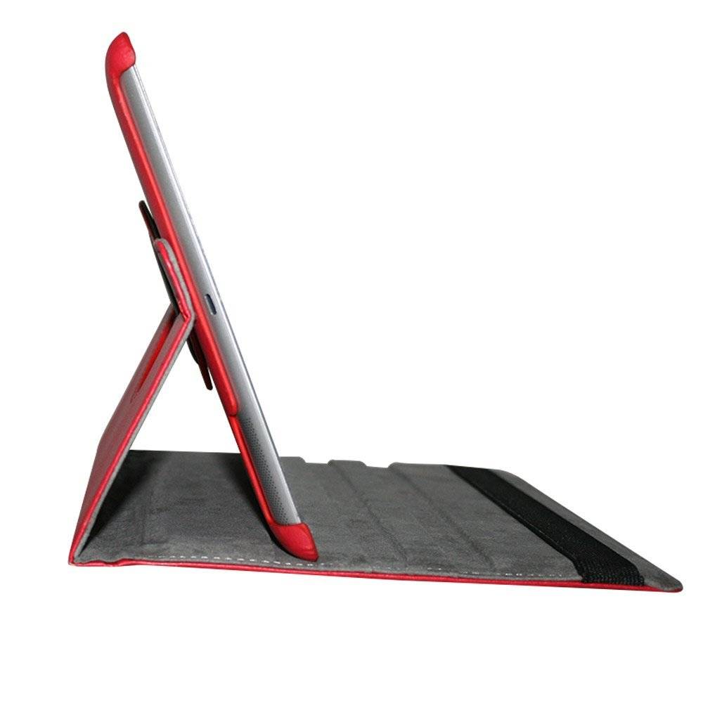 iPad 2018 hoes 360 graden oranje leer