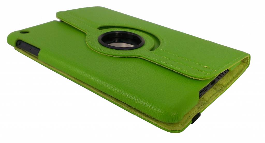 iPad Mini 4 hoes 360 graden leer groen