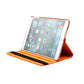 iPad 2018 hoes 360 graden oranje leer