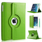 iPad 2018 hoes 360 graden groen leer