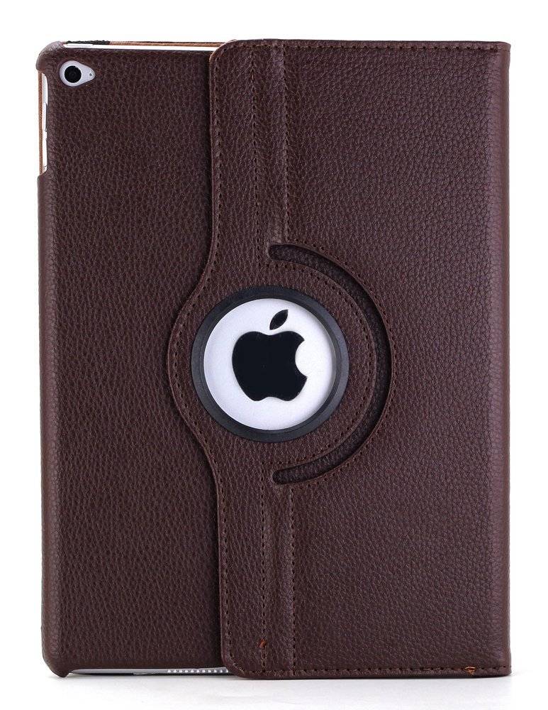 iPad Air 2019 hoes 360 graden bruin leer