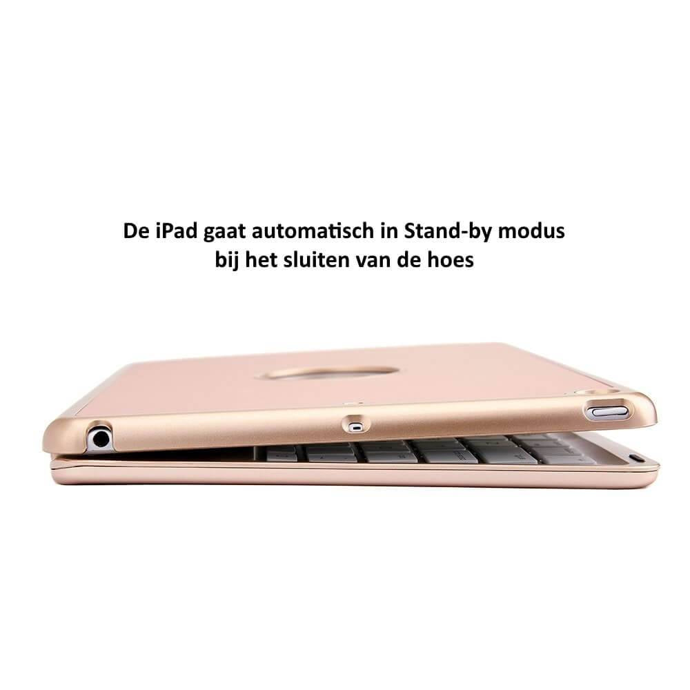 iPad 2020 10.2 inch Toetsenbord Hoes goud