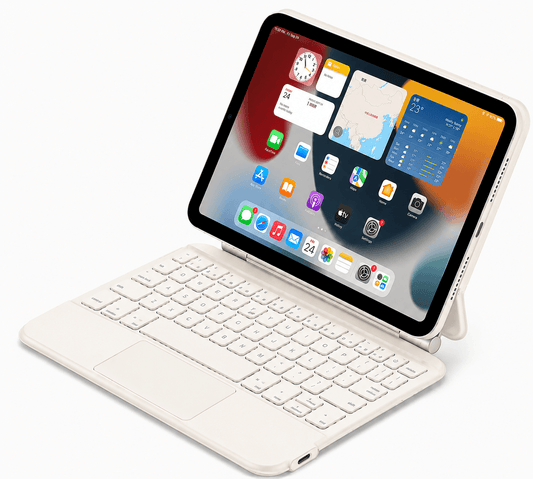 iPad Mini 7/6 Bluetooth Magnetisch Toetsenbord Wit