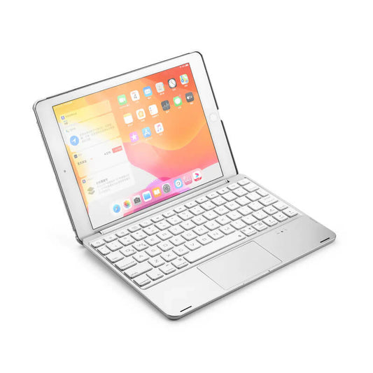 iPad 10.2-inch (2020/2021) Toetsenbord Hoes Zilver