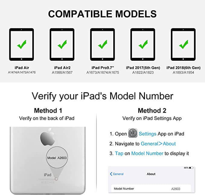 iPad 2018 Bluetooth Toetsenbord Hoes Draaibaar - Zilver - QWERTY