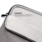 Laptop sleeve - 11.6 inch - licht grijs - Spatwaterproof - Ritsluiting - tablet sleeve - iPad sleeve - universeel