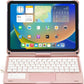 iPad 2025 (11-inch) / iPad 2022 (10.9-inch) Toetsenbord case rosé goud