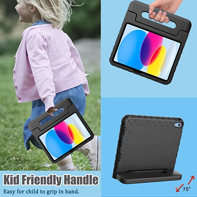 iPad 2025 (11-inch) / iPad 2022 (10.9-inch) Kinderhoes Zwart
