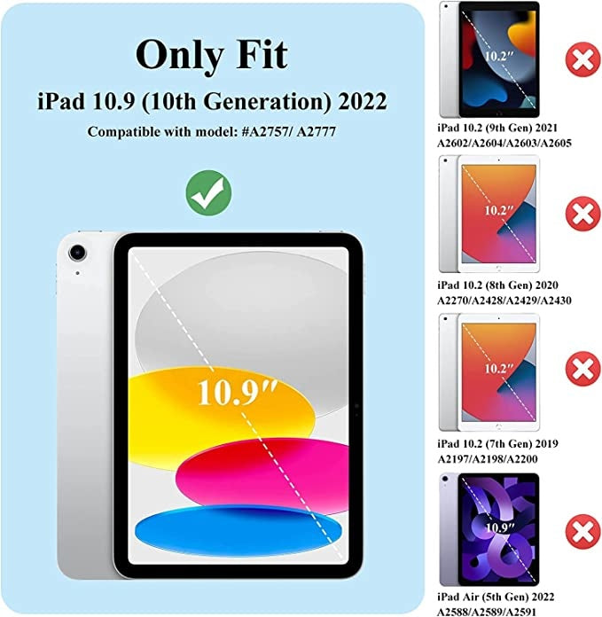 iPad 2025 (11-inch) / iPad 2022 (10.9-inch) Kinderhoes Roze