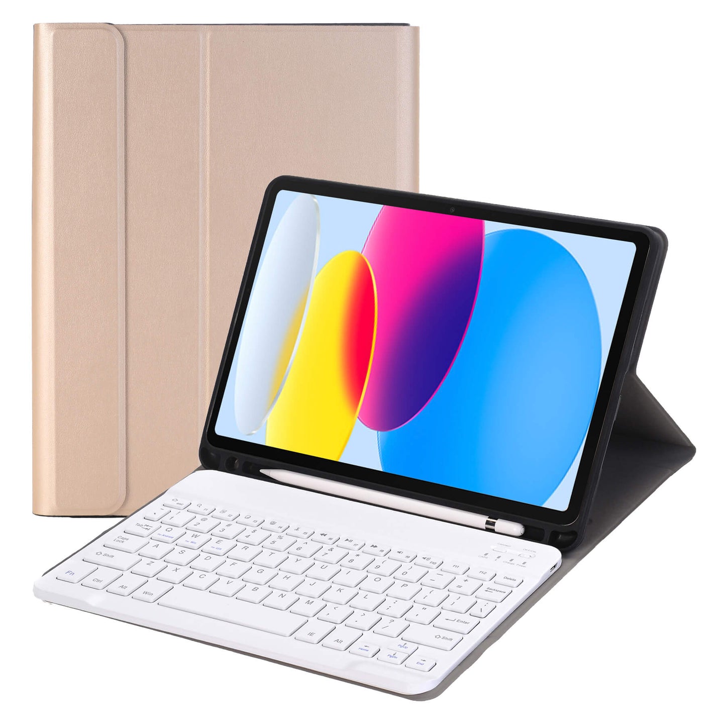 iPad 2025 (11-inch) / iPad 2022 (10.9-inch) Toetsenbord Afneembaar goud