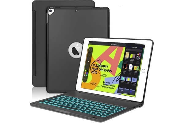 iPad Air 2019 toetsenbord hoes zwart
