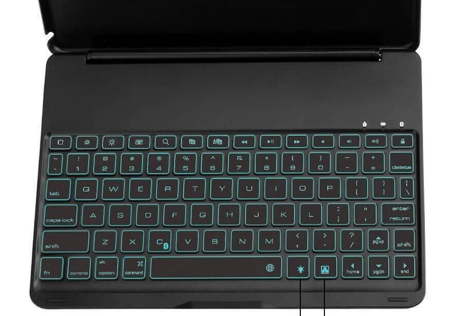 iPad Air 2019 toetsenbord hoes zwart
