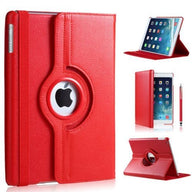 iPad Air 1 (2013) Hoes 360 Graden Rood Leer