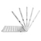 iPad Air Toetsenbord Hoes Zilver met Touchpad Muis