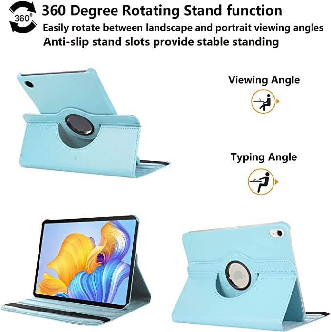 iPad 2025 (11-inch) / iPad 2022 (10.9-inch) 360 Graden Hoes Licht Blauw