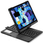 iPad Pro 13 Inch (2024) Toetsenbord Case Zwart 360 Graden Draaibaar Met Touchpad Muis
