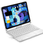 iPad Pro 11 Inch (2024) Toetsenbord Case Zilver 360 graden draaibaar met Touchpad Muis