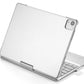 iPad Air 10.9 inch 2020/2022 Toetsenbord Case Zilver 360 graden draaibaar met Touchpad  Muis