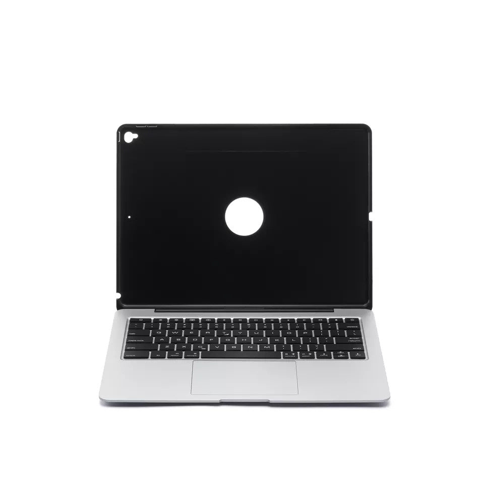 iPad Pro 12.9 (2017) toetsenbord hoes zilver met trackpad muis
