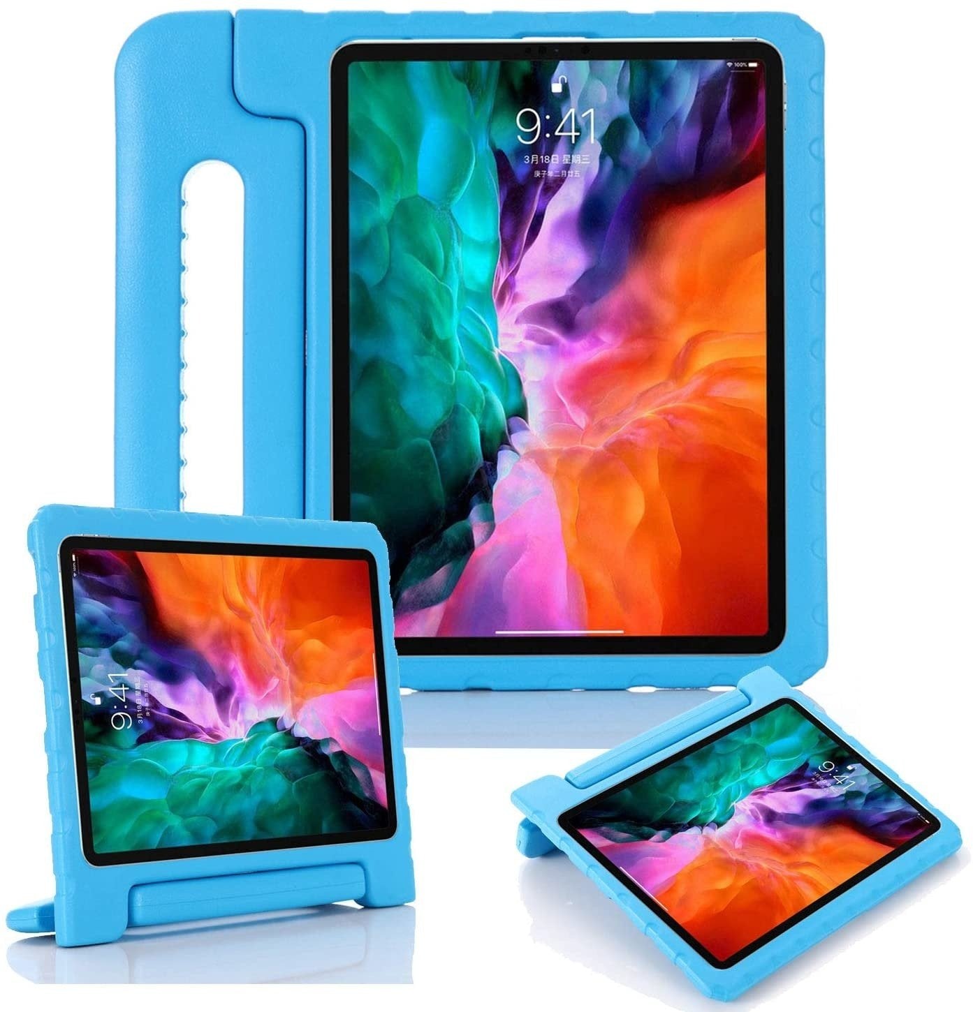 iPad Air 13 Inch 2025/2024 Kinderhoes Blauw