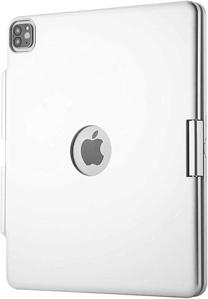 iPad Pro 12.9 inch (2020/2021/2022) Toetsenbord Case Zilver  360 graden draaibaar met Touchpad Muis