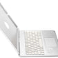 iPad Pro 12.9 inch (2020/2021/2022) Toetsenbord Case Zilver  360 graden draaibaar met Touchpad Muis