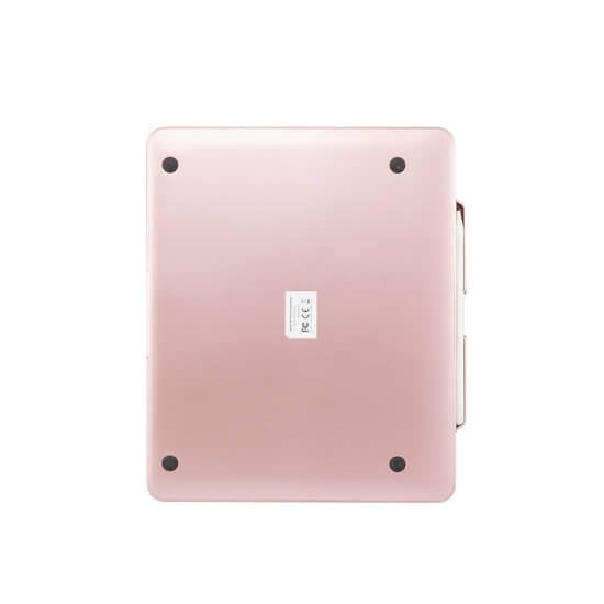 iPad Air 13 (2025/2024) Toetsenbord Case Rosé Goud 360 Graden Draaibaar met Touchpad Muis