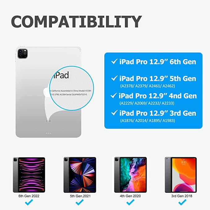 iPad Air 13 inch (2025/2024) Bluetooth Magnetisch Toetsenbord Wit