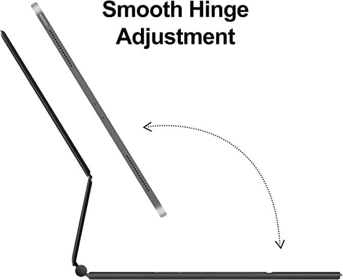iPad Pro 13 Inch (2024) Bluetooth Magnetisch Toetsenbord Zwart