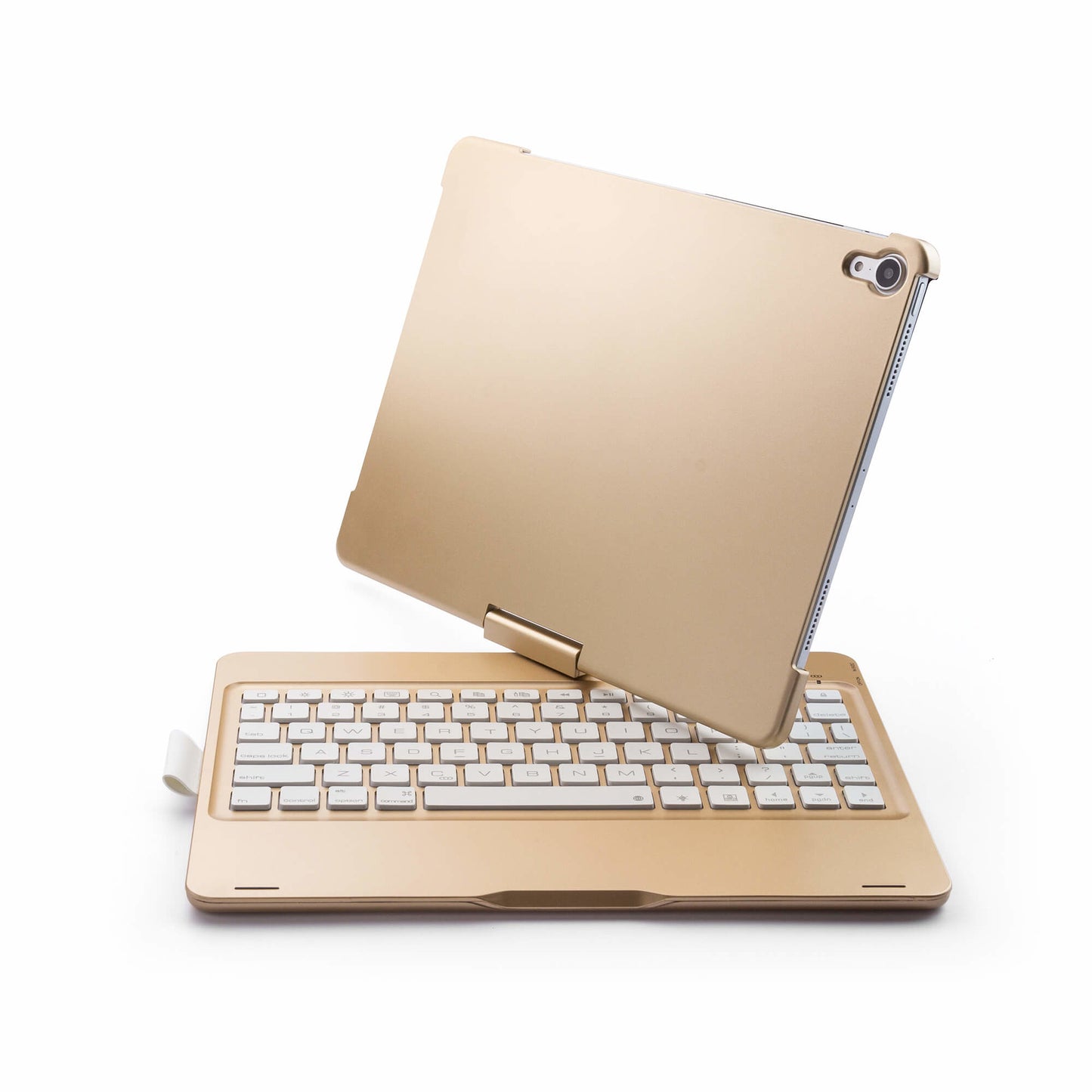 iPad Pro 11 toetsenbord draaibare case goud