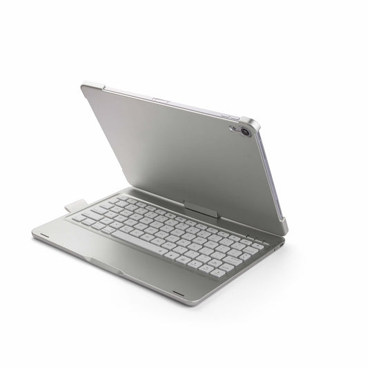 iPad Air 1 Bluetooth Toetsenbord Hoes Draaibaar - Zilver - QWERTY