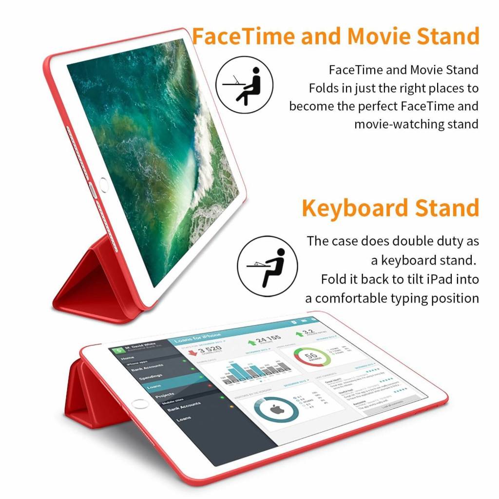 iPad Pro 9.7 Smart Cover Case Rood
