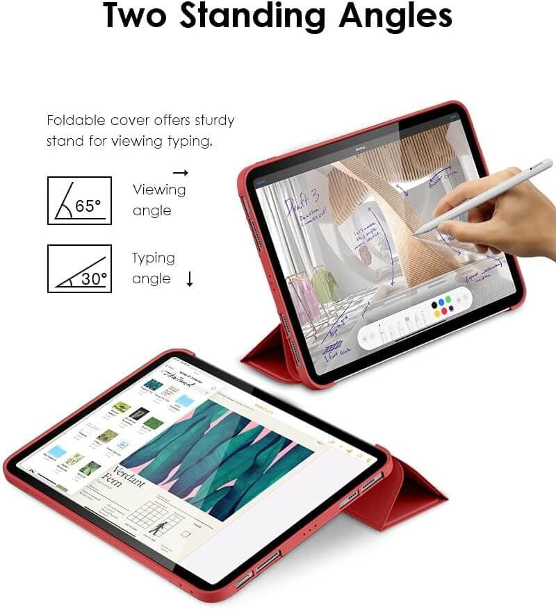 iPad Air 2022/2020 10.9-inch / Pro 11-inch (2020/2021/2022) Smart Cover Rood