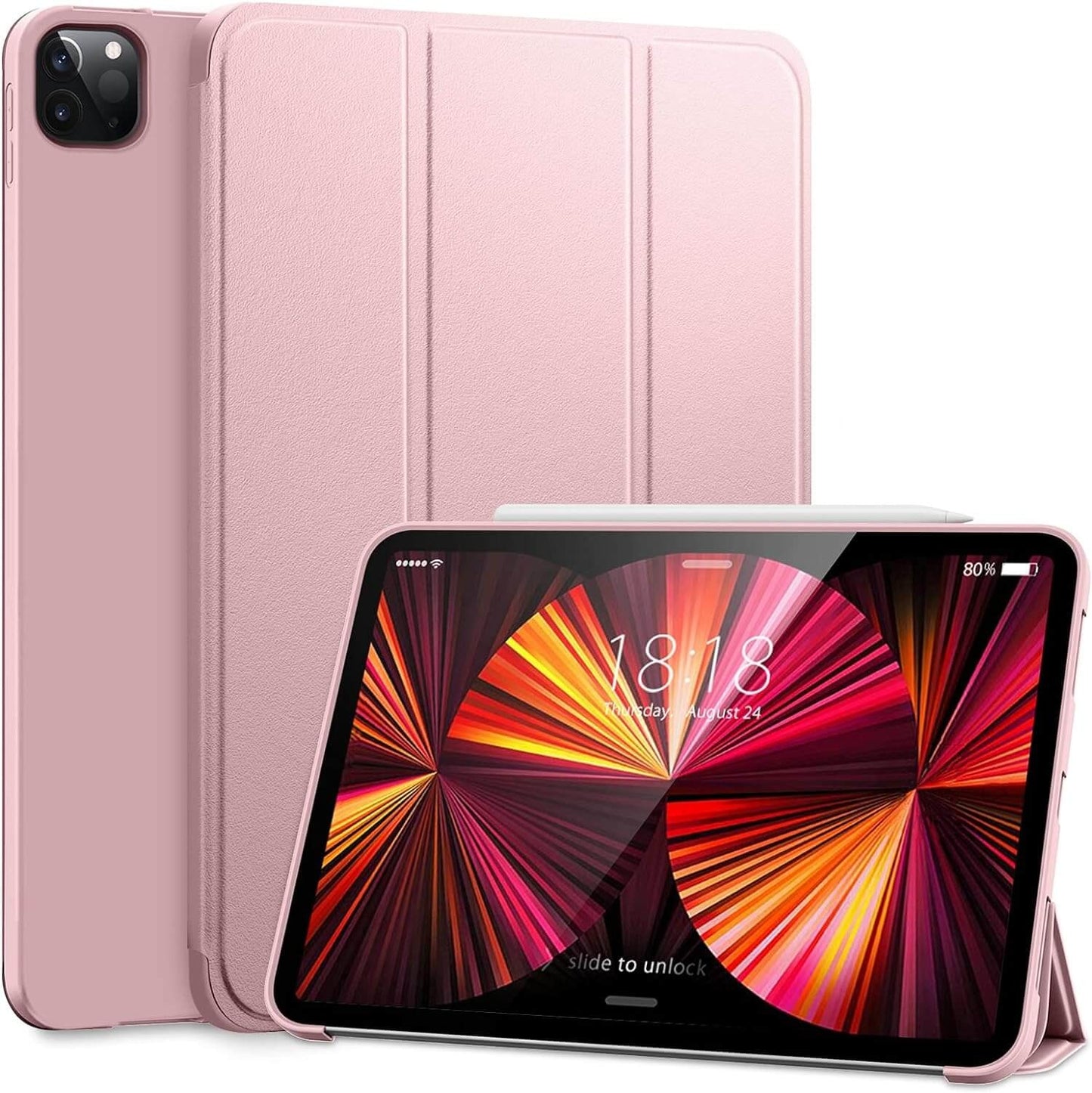 iPad Pro 13-inch (2024) Smart Cover Licht Roze