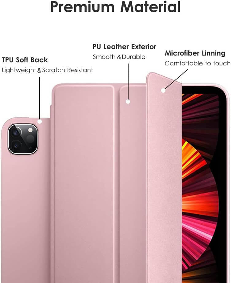 iPad Pro 11-inch (2024) Smart Cover Rosé Goud