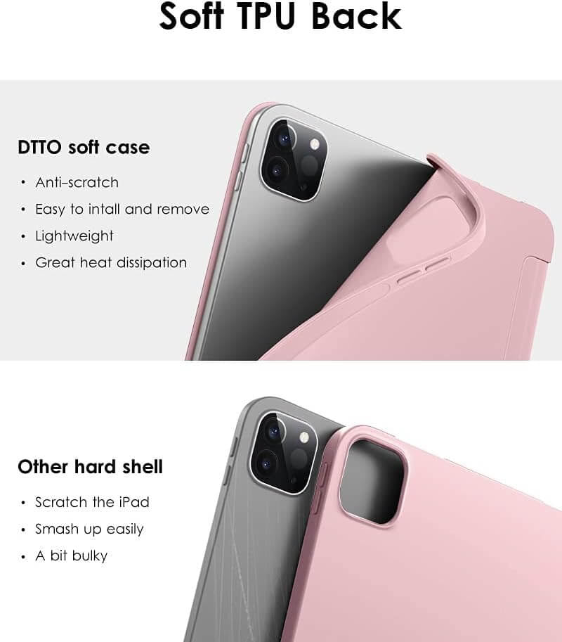 iPad Pro 11-inch (2024) Smart Cover Rosé Goud