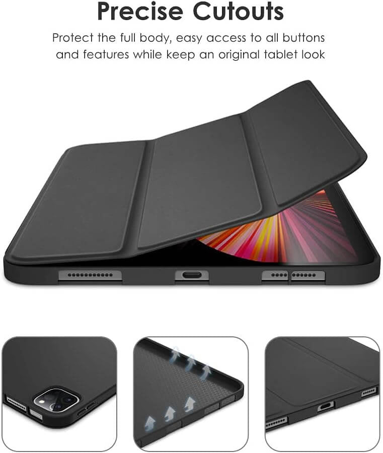iPad Air 2022/2020 10.9-inch / Pro 11-inch (2020/2021/2022) Smart Cover Zwart