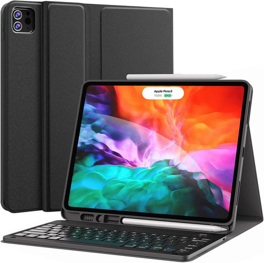 iPad Air 13 Inch (2025/2024) Hoes met Afneembaar Toetsenbord Zwart