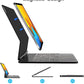 iPad Air 13 inch (2025/2024) Bluetooth Magnetisch Toetsenbord Draaibaar Zwart