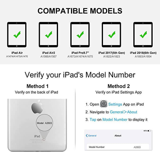 iPad Air 2 Bluetooth Toetsenbord Hoes Draaibaar - Zilver - QWERTY