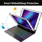 iPad Air 2 Bluetooth Toetsenbord Hoes Draaibaar - Zilver - QWERTY