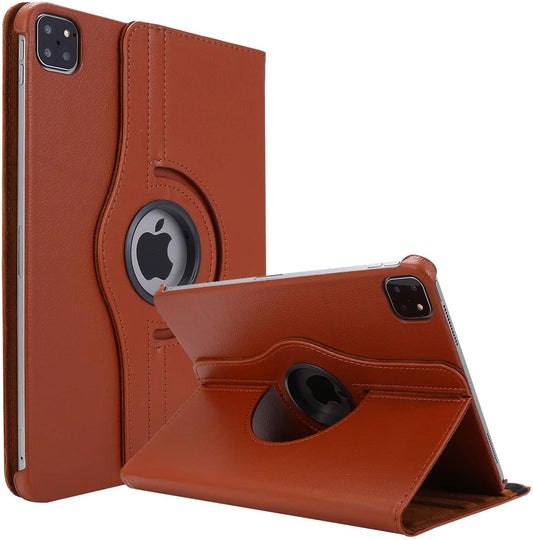 iPad Air 13-inch (2025/2024) 360 Graden Hoes Bruin Leer