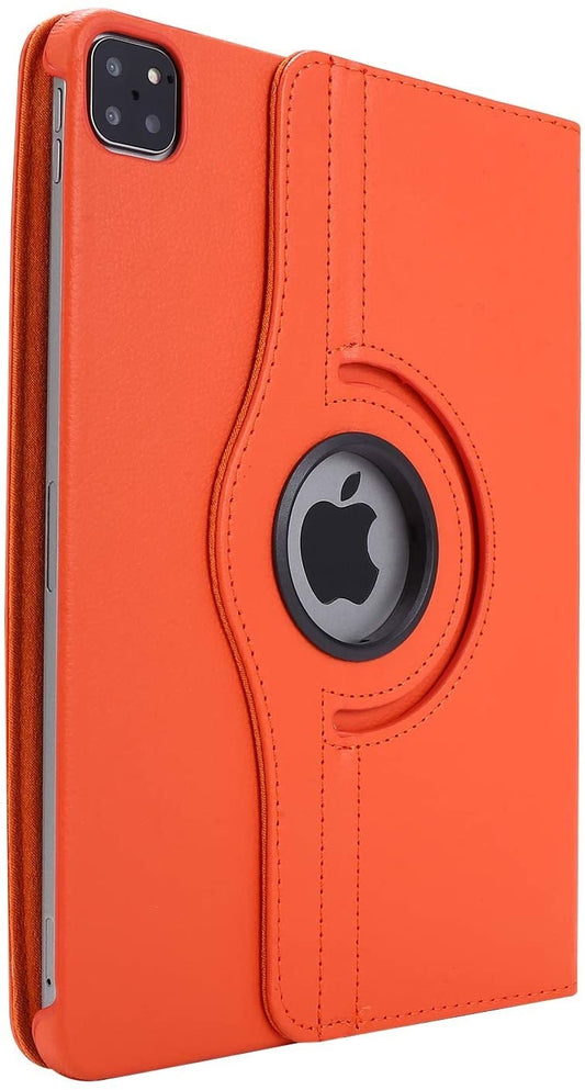 iPad Air 13-inch (2025/2024) 360 Graden Hoes Oranje Leer
