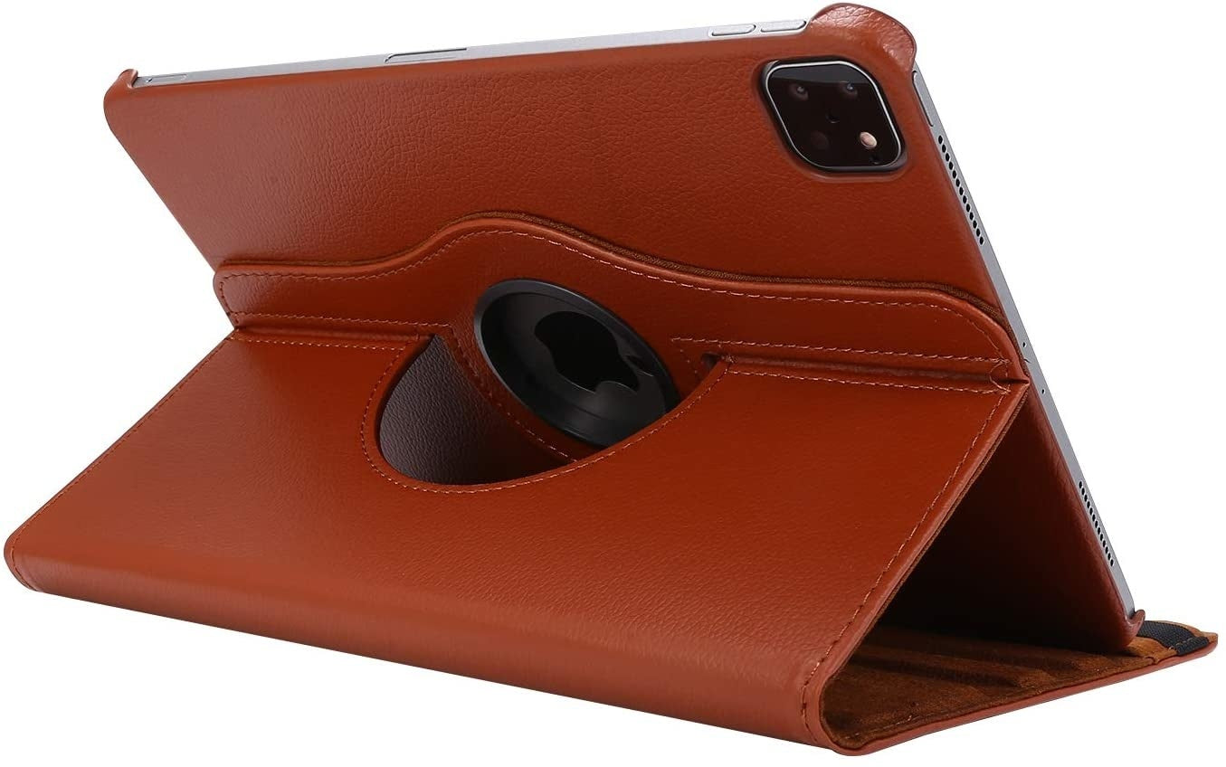 iPad Air 13-inch (2025/2024) 360 Graden Hoes Bruin Leer