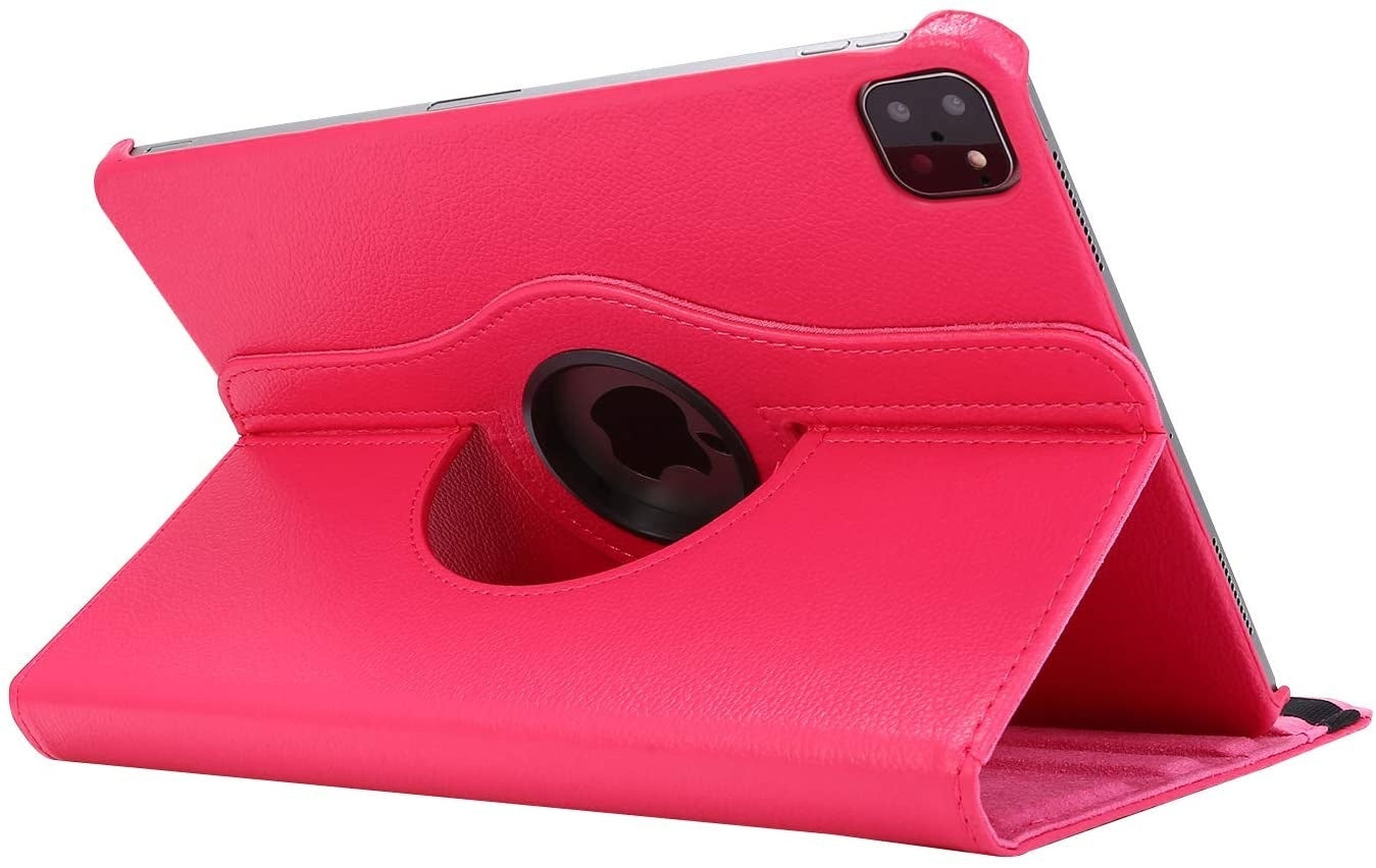 iPad Air 13-inch (2025/2024) 360 Graden Hoes Roze Leer