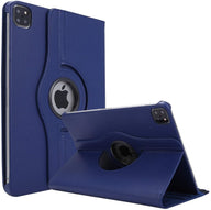 iPad Pro 12.9 (2018/2020/2021/2022) 360 Graden Hoes Blauw Leer