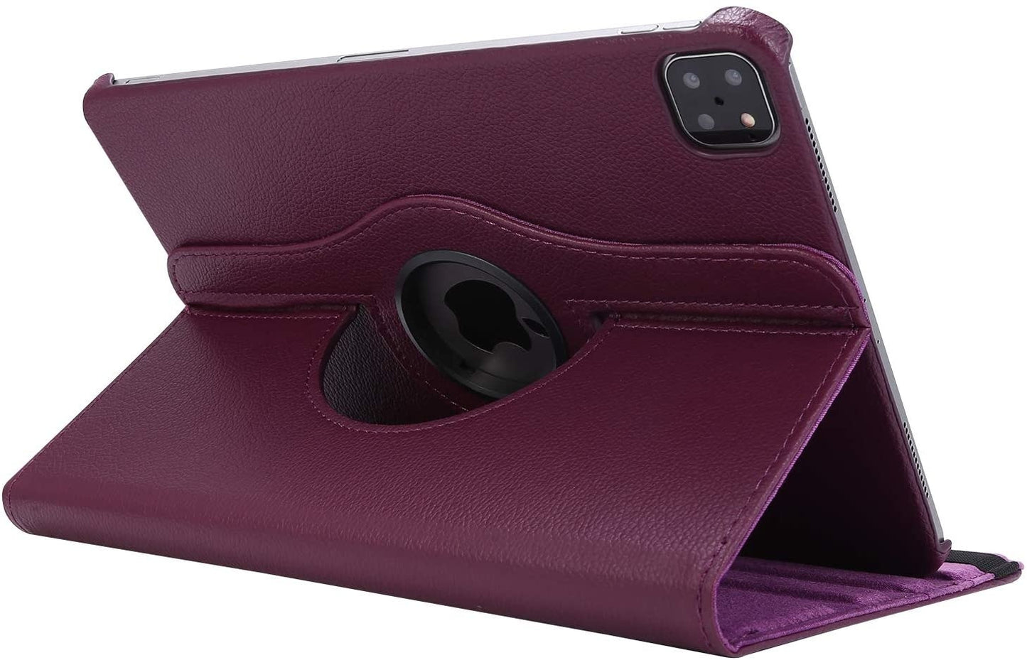 iPad Air 13-inch (2025/2024) 360 Graden Hoes Paars Leer