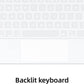 iPad Pro 12.9 (2018/2020/2021/2022) Bluetooth Magnetisch Toetsenbord Wit