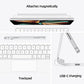 iPad Pro 12.9 (2018/2020/2021/2022) Bluetooth Magnetisch Toetsenbord Wit